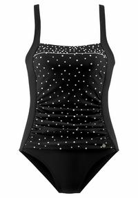 Lascana Badeanzug Badeanzug Damen - schwarz-wei&szlig;