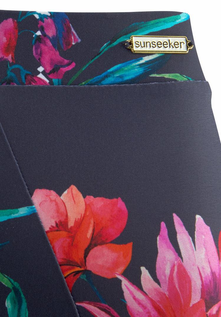 sunseeker sunseeker Highwaist-Bikini-Hose Bikini Hose Damen - marine-bedruckt - 0 | SportScheck