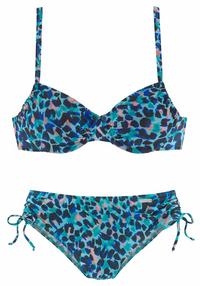 Lascana B&uuml;gel-Bikini Bikini Set Damen - t&uuml;rkis-bedruckt