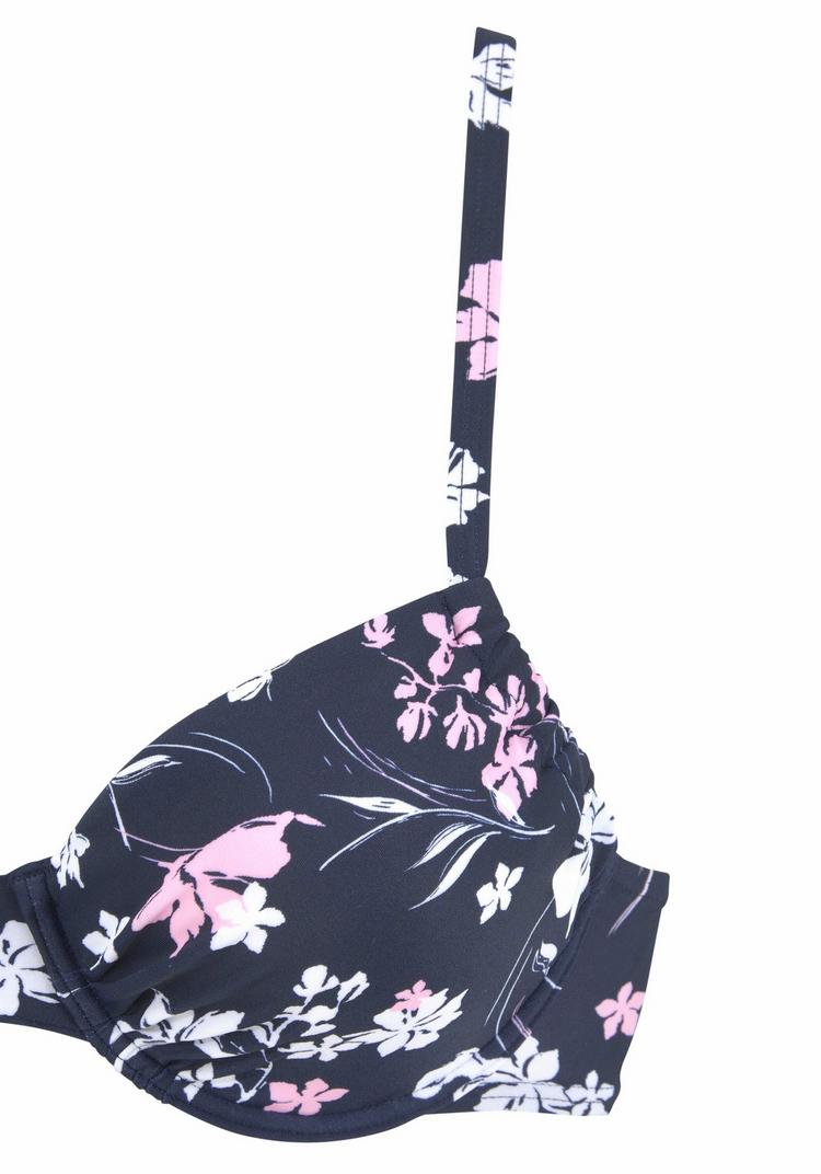 Lascana Lascana B&uuml;gel-Bikini Bikini Set Damen - marine-bedruckt - 0 | SportScheck