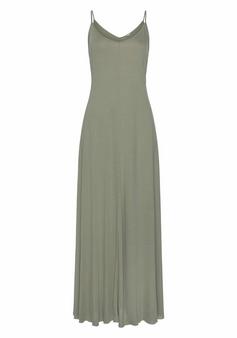 Buffalo Maxikleid Maxikleid Damen khaki