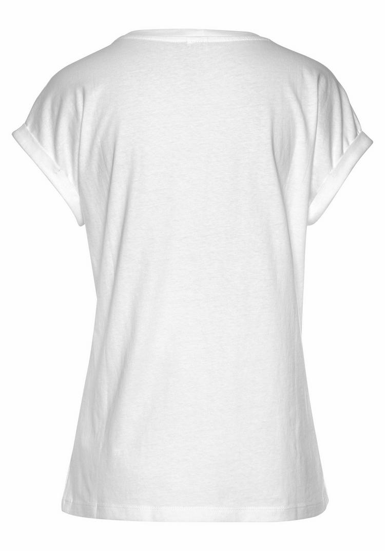 VENICE BEACH VENICE BEACH Rundhalsshirt T-Shirt Damen - wei&szlig; - 0 | SportScheck