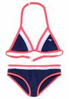 KangaROOS Triangel-Bikini Bikini Set Damen - marine-wei&szlig;-pink