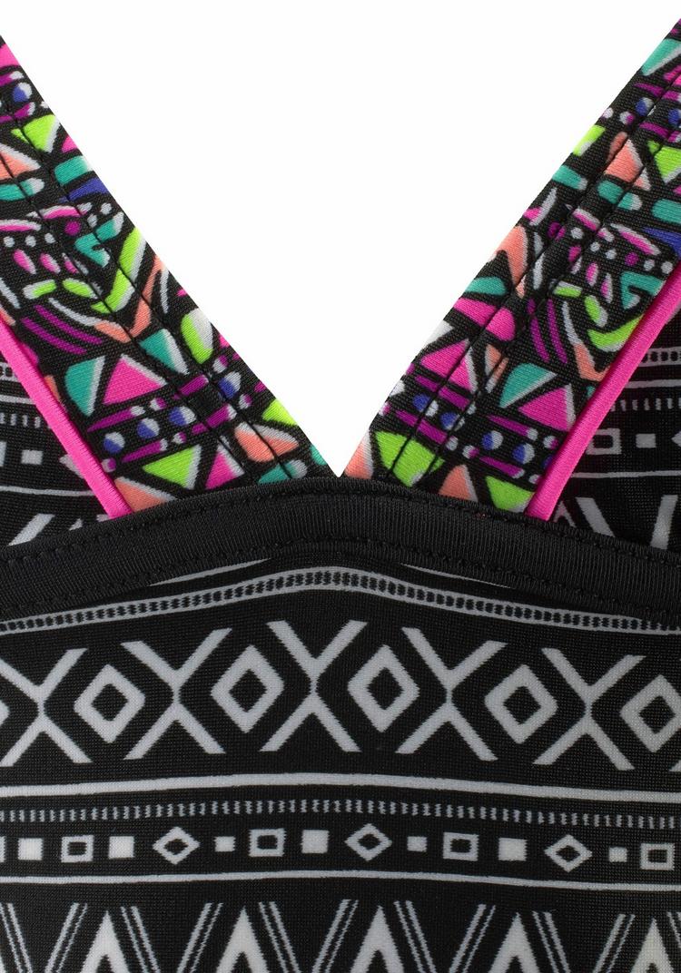 Buffalo Buffalo Tankini Bikini Set Damen - schwarz-wei&szlig; - 0 | SportScheck