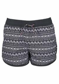 Buffalo Badeshorts Badehose Damen - schwarz-wei&szlig;