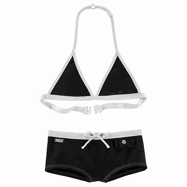 Buffalo Triangel-Bikini Bikini Set Damen schwarz-weiß