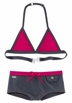 Buffalo Triangel-Bikini Bikini Set Damen grau-pink