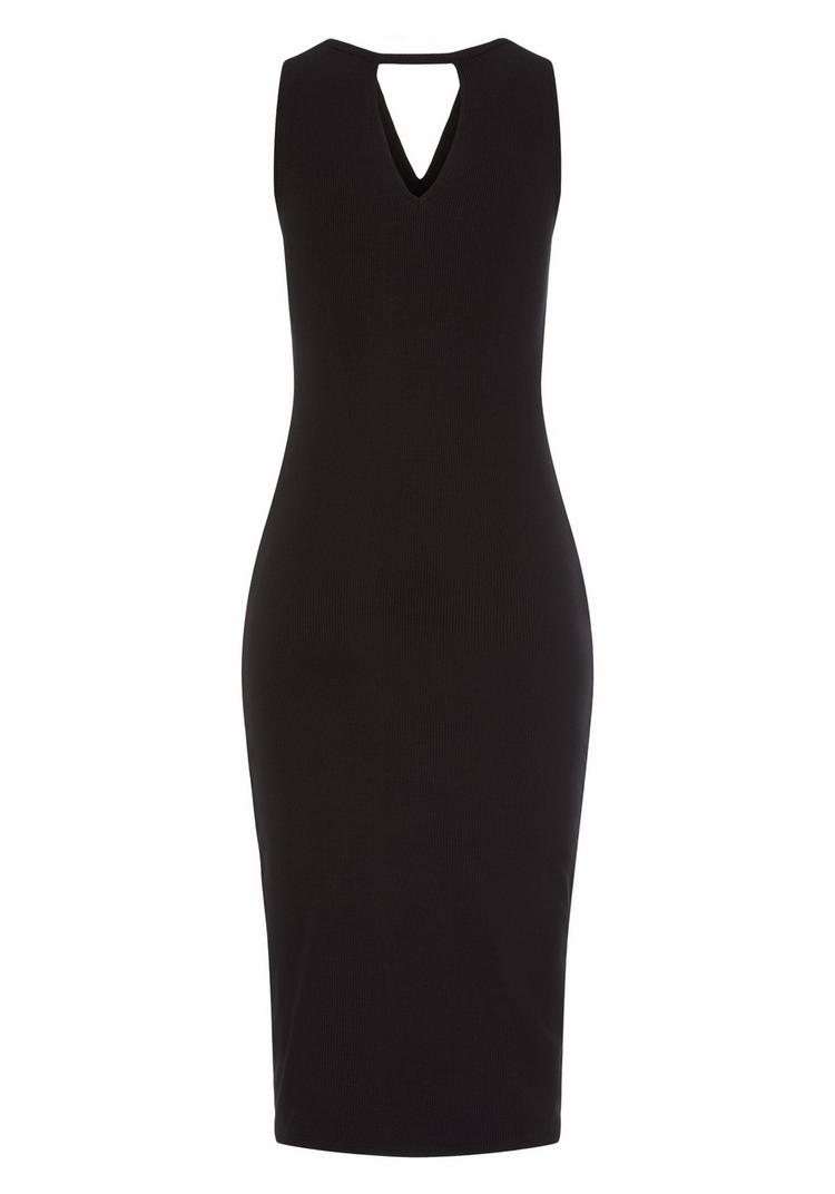 Buffalo Buffalo Midikleid Kleid Damen - schwarz - 0 | SportScheck