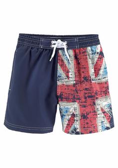 VENICE BEACH Badeshorts Badeshorts Herren marine-bedruckt