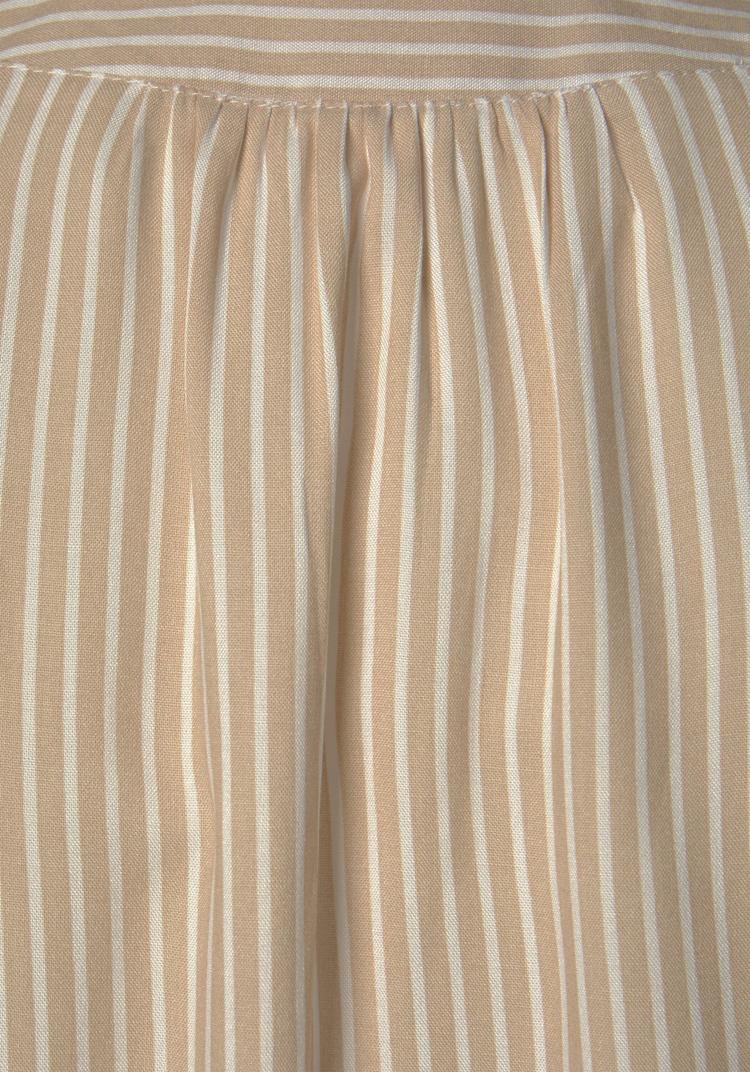 Vivance Vivance Kurzarmbluse Kurzarmbluse Damen - sand-wei&szlig;-gestreift - 3 | SportScheck