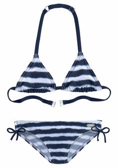 Buffalo Triangel-Bikini Bikini Set Damen blau