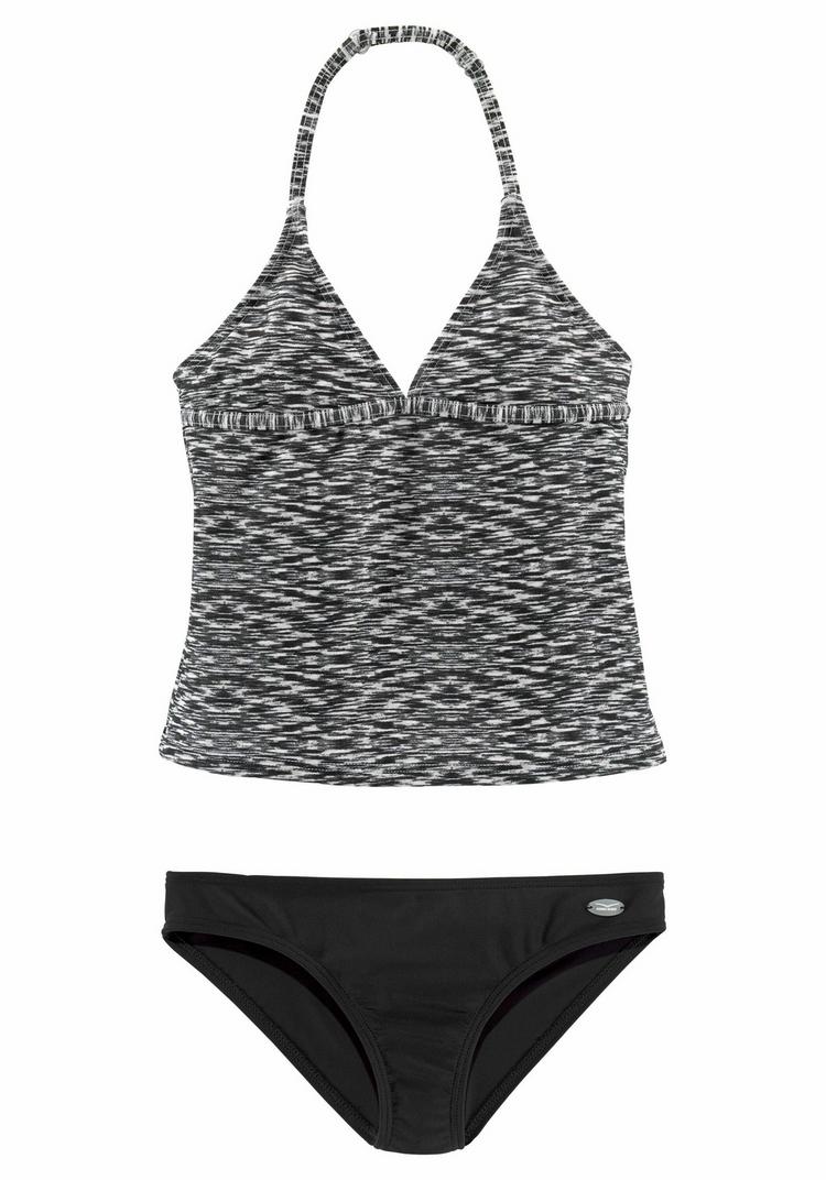 VENICE BEACH VENICE BEACH Tankini Bikini Set Damen - schwarz-wei&szlig; - 0 | SportScheck