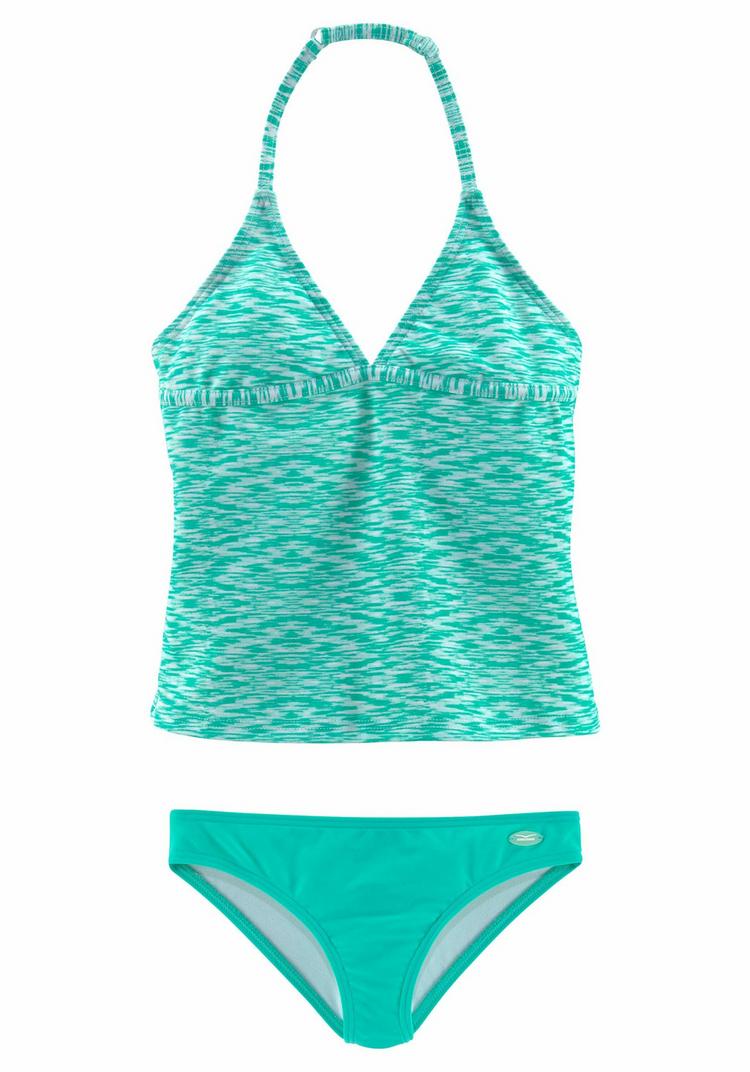 VENICE BEACH VENICE BEACH Tankini Bikini Set Damen - mint-wei&szlig; - 0 | SportScheck
