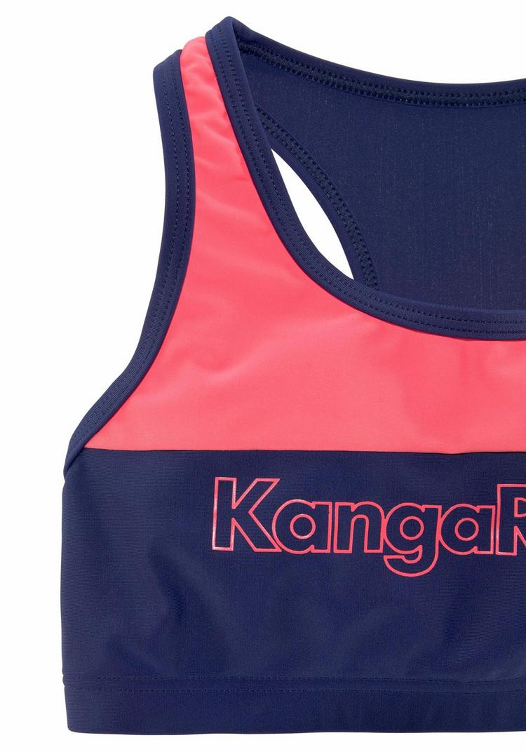 KangaROOS KangaROOS Bustier-Bikini Bikini Set Damen - marine-pink-wei&szlig; - 0 | SportScheck
