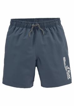 S.OLIVER Badeshorts Badeshorts Herren marine