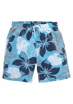 KangaROOS Badeshorts Badeshorts Herren blau