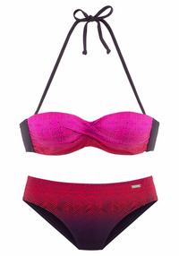 Lascana B&uuml;gel-Bandeau-Bikini Bikini Set Damen - rot
