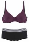 S.OLIVER B&uuml;gel-Bikini Bikini Set Damen - schwarz- bordeaux