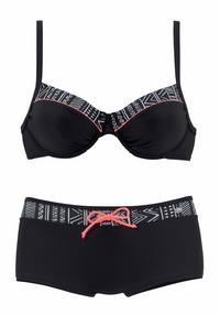 KangaROOS B&uuml;gel-Bikini Bikini Set Damen - schwarz