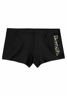 Bench Boxer-Badehose Badeshorts Herren schwarz