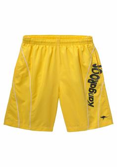 KangaROOS Badeshorts Badeshorts Herren gelb