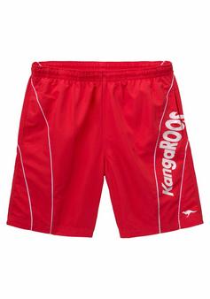 KangaROOS Badeshorts Badeshorts Herren rot