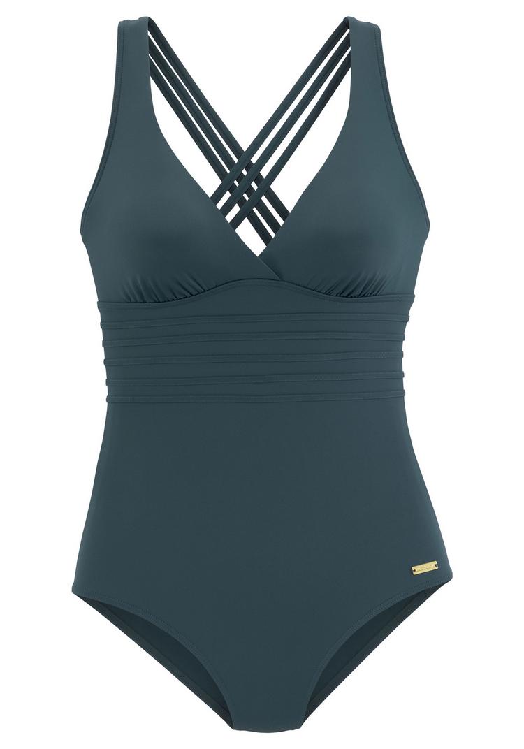 Lascana Lascana Badeanzug Badeanzug Damen - petrol - 0 | SportScheck