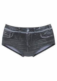 KangaROOS Bikini-Hotpants Bikini Hose Damen schwarz