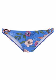 S.OLIVER Bikini-Hose Bikini Hose Damen blau-bedruckt