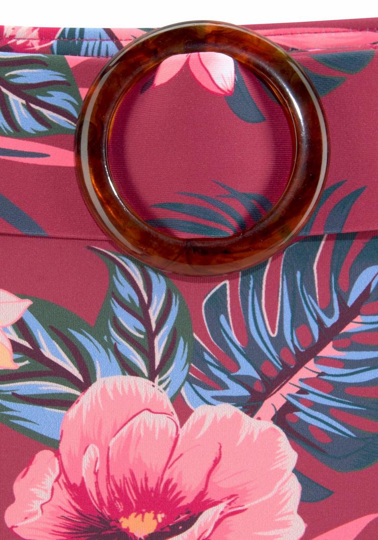 S.OLIVER S.OLIVER Highwaist-Bikini-Hose Bikini Hose Damen - rostrot-bedruckt - 0 | SportScheck