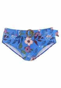 S.OLIVER Highwaist-Bikini-Hose Bikini Hose Damen - blau