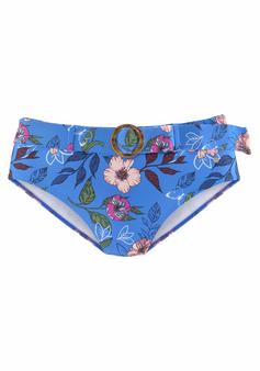 S.OLIVER Highwaist-Bikini-Hose Bikini Hose Damen blau