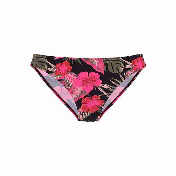 Lascana Bikini Hose Damen schwarz-pink-bedruckt