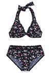 Lascana B&uuml;gel-Bikini Bikini Set Damen - schwarz-bedruckt