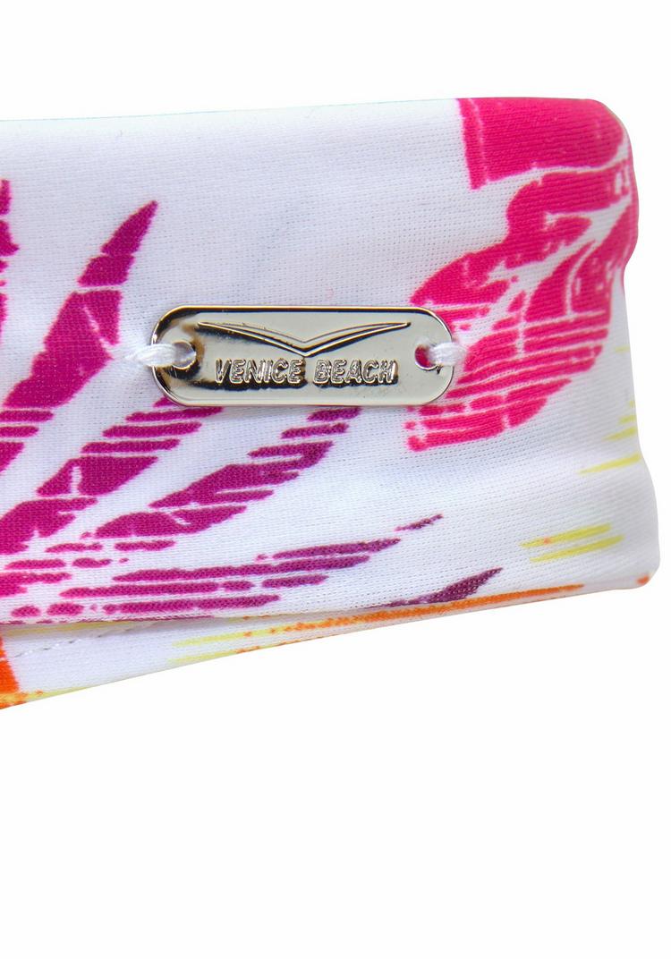 VENICE BEACH VENICE BEACH B&uuml;gel-Bikini Bikini Set Damen - wei&szlig;-bedruckt - 0 | SportScheck