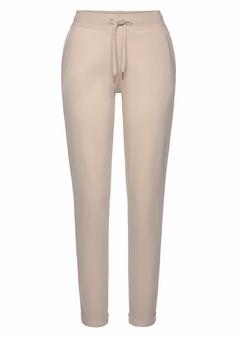 Lascana Loungepants Sweathose Damen nougat