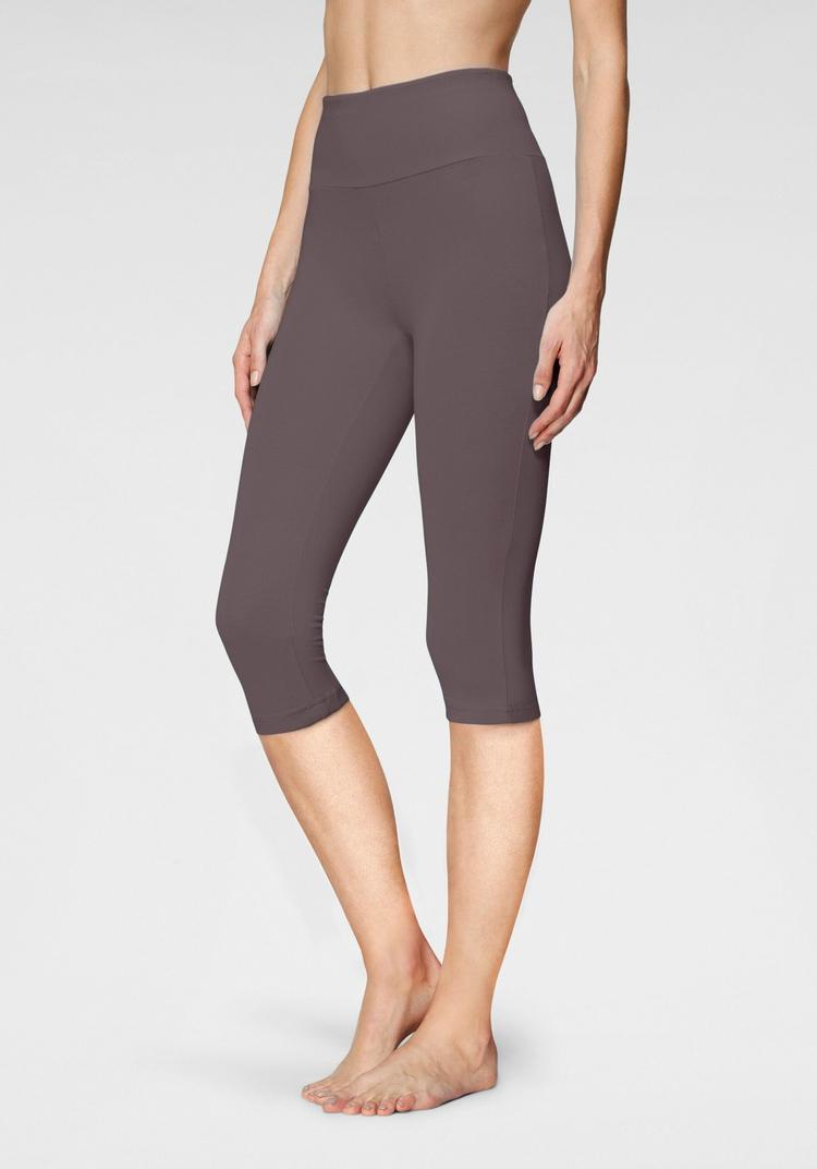 Lascana Lascana Caprileggings Tights Damen - taupe - 0 | SportScheck