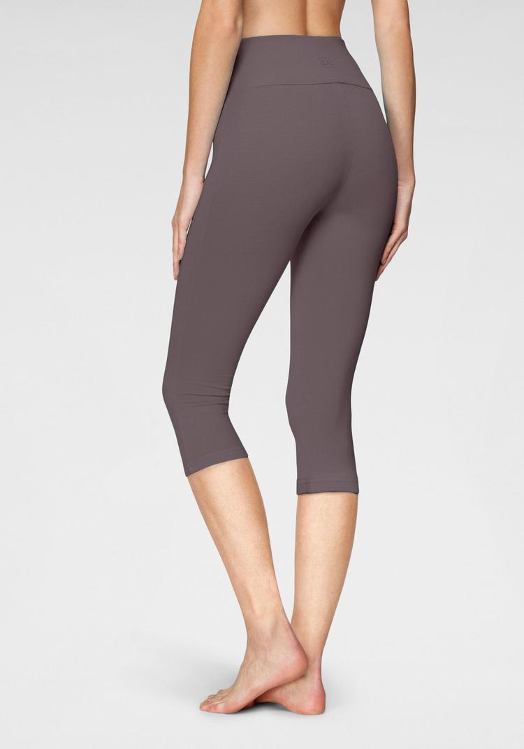 Lascana Lascana Caprileggings Tights Damen - taupe - 1 | SportScheck