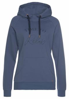 Lascana Kapuzensweatshirt Hoodie Damen graublau