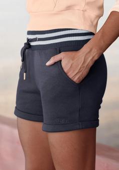 Rückansicht von Buffalo Sweatshorts Sweatshorts Damen marine