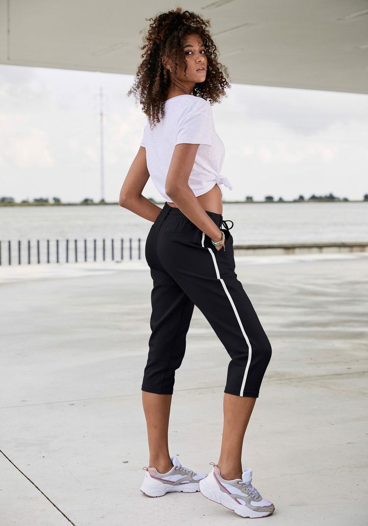 Lascana Lascana Caprihose Caprihose Damen - schwarz - 1 | SportScheck