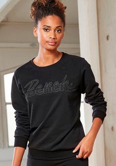 Rückansicht von Bench Sweatshirt Sweatshirt Damen schwarz