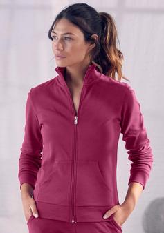 Rückansicht von Bench Sweatjacke Sweatjacke Damen beere