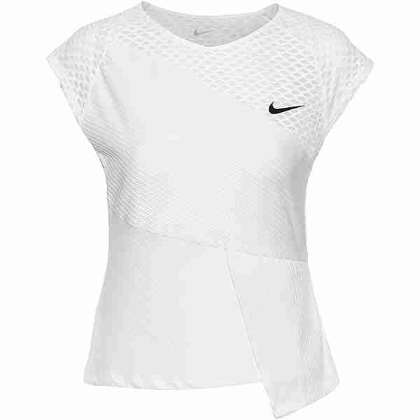 Nike DFADV SLAM Tennisshirt Damen white-black