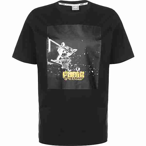 PUMA Qualifier Basketball T-Shirt Herren schwarz
