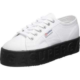 Superga 2790 3D Lettering Sneaker Damen weiß/schwarz
