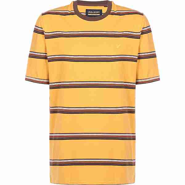 Lyle & Scott Stripe T-Shirt Herren beige