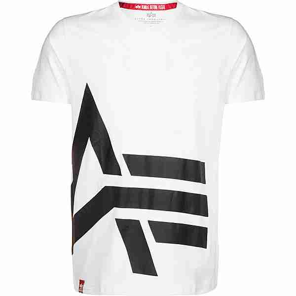 Alpha Industries Side Logo T-Shirt Herren weiß