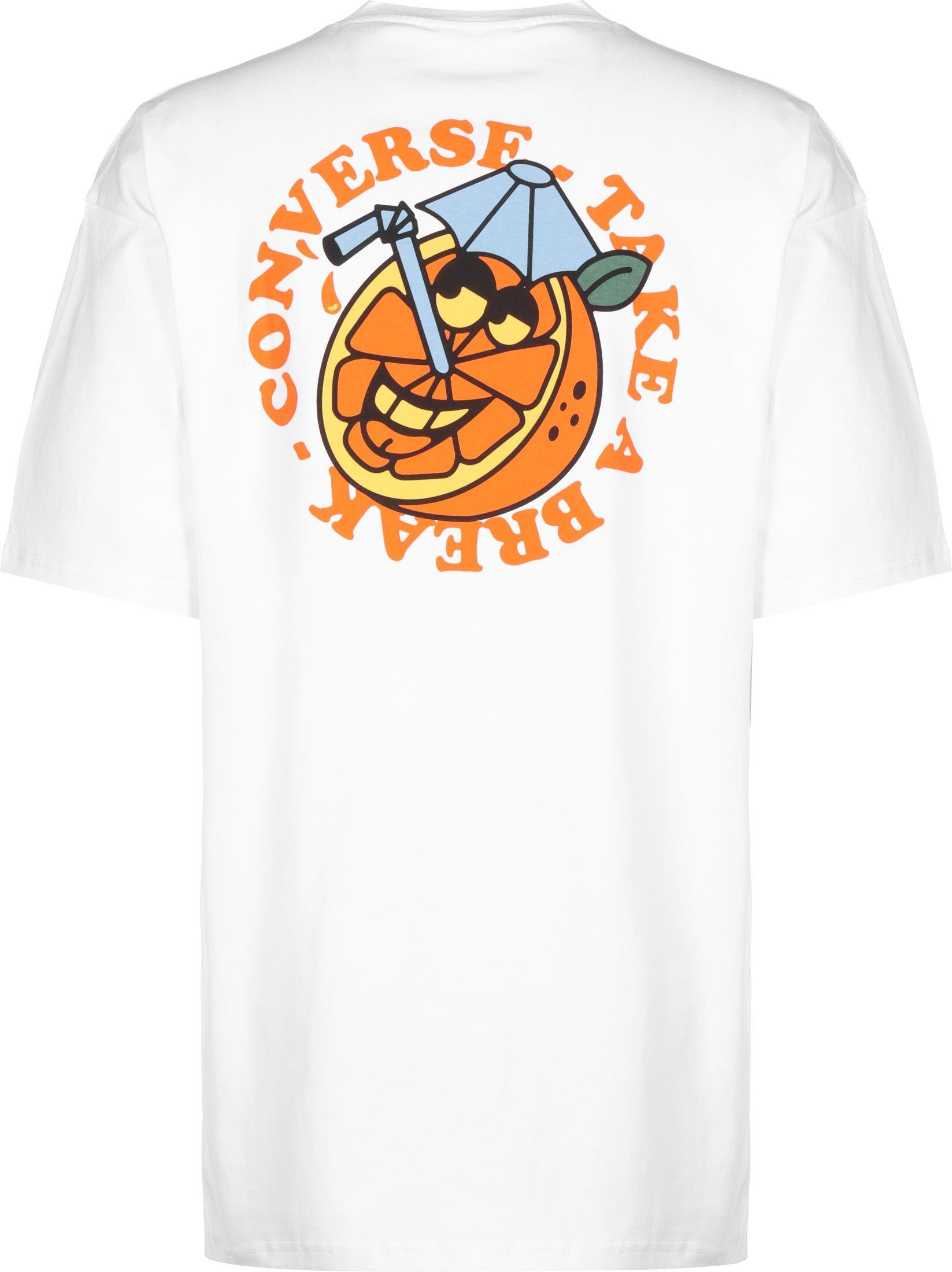 Conciso portugués candidato CONVERSE Orange Juice T-Shirt Herren weiß im Online Shop von SportScheck  kaufen