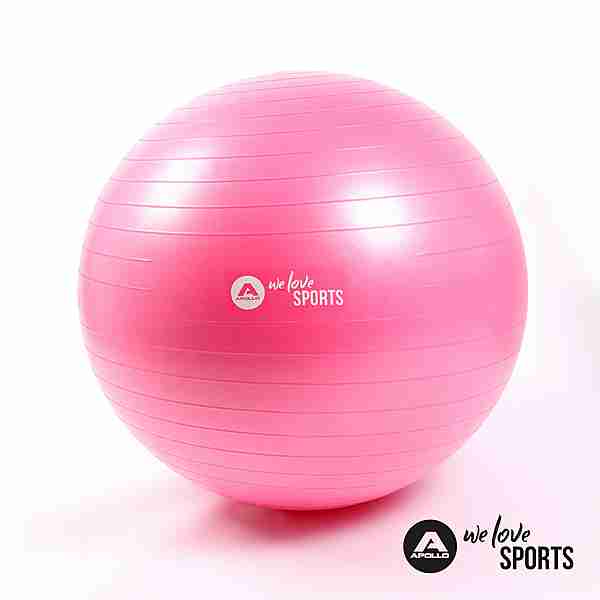 Apollo ø 65 cm Anti Burst Fitnessball Gymnastikball pink